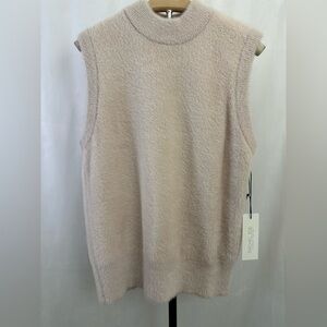 Rachel Zoe Cream Sleeveless Sweater